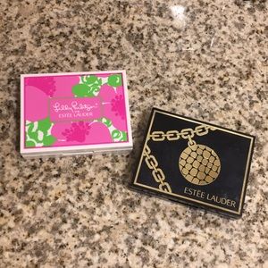 Estée Lauder eye shadow and blush compacts